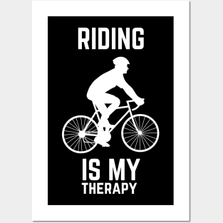 Riding Is My Therapy Posters and Art